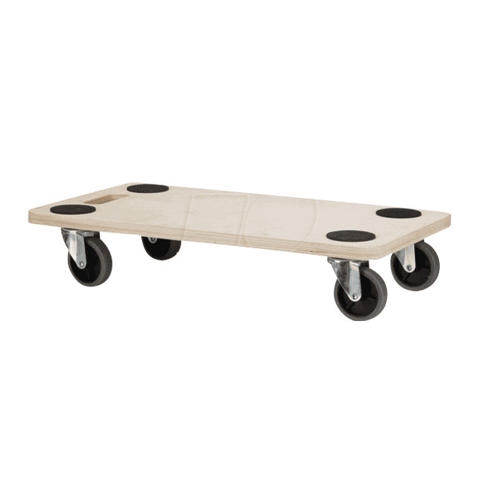 Platforma cu roti pentru transport mobila Toolland QT106, 560 x 285 x 110 mm, 150 Kg [2]