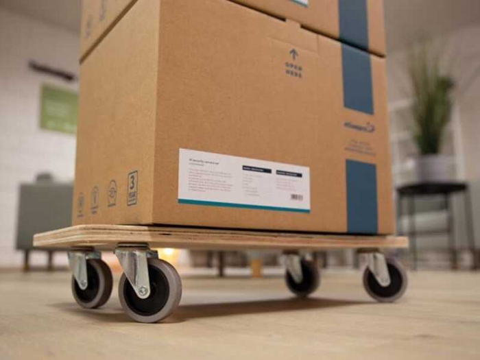 Platforma cu roti pentru transport mobila Toolland QT106, 560 x 285 x 110 mm, 150 Kg [5]