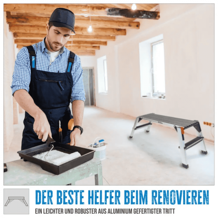 Platforma de lucru pliabila GAAP 960 Gude 40962, 1270 x 445 x 495 mm, 150 Kg [6]