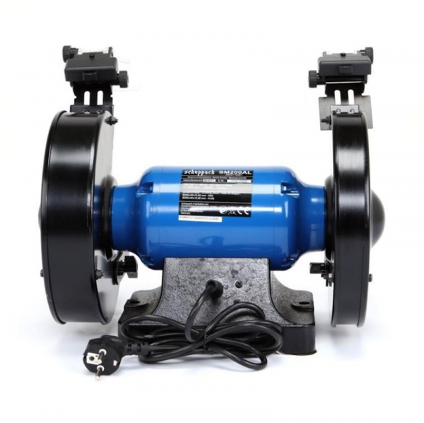 Polizor de banc dublu cu functie de polizare si slefuire SM200AL Scheppach 5903110901, 500 W, Ø200 mm [4]
