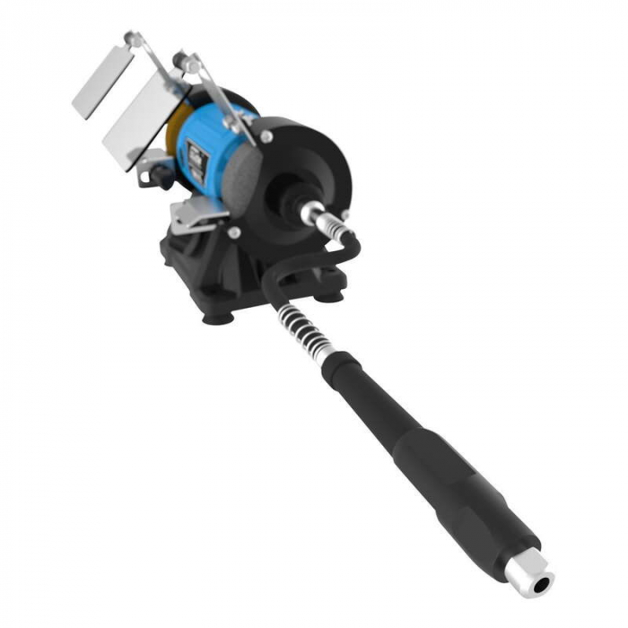 Polizor de banc pentru lustruire GDS 75 Gude 55231, 120 W, 9900 rpm + cutie de accesorii [4]