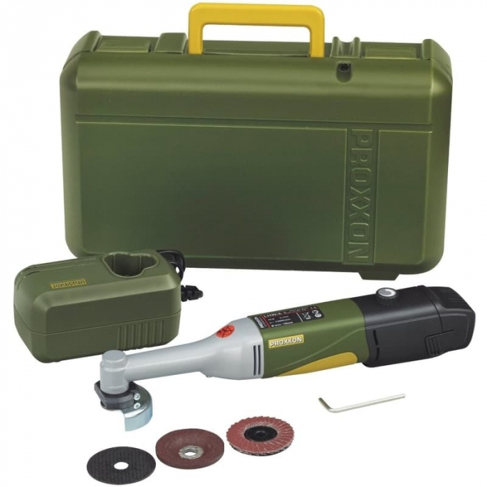 Polizor unghiular cu gat lung cu acumulator Li-Ion LHW/A Proxxon 29815, 10.8 V, 50 mm [16]