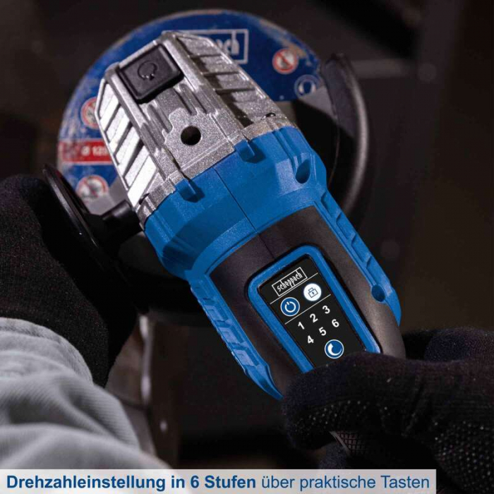 Polizor unghiular fara acumulator BC-AG125-X Scheppach 5909235900, 20 V, Ø125 mm [5]