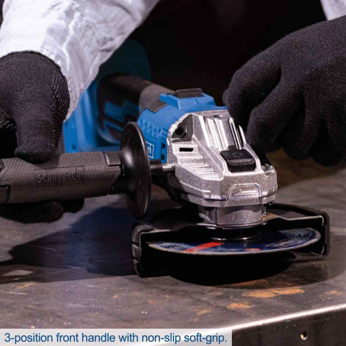 Polizor unghiular fara acumulator C-AG125-X Scheppach 5909234900, 20 V, Ø125 mm [6]