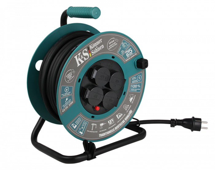 Prelungitor electric pe tambur Konner-Sohnen KS CR-25M, 25 m [2]