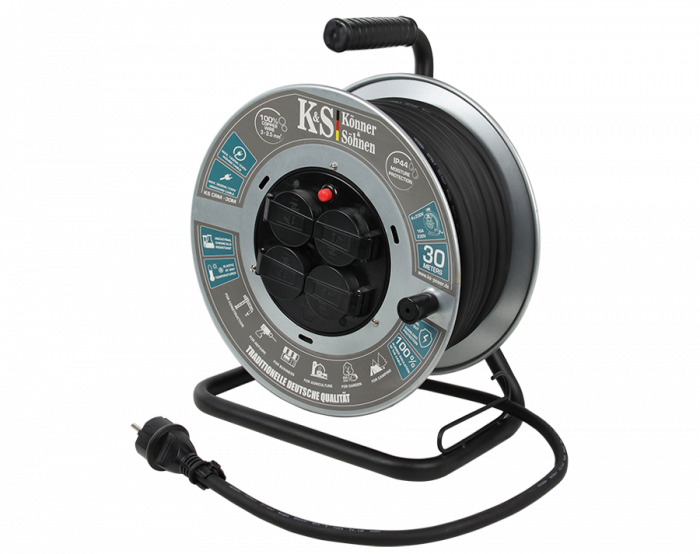 Prelungitor electric pe tambur Konner-Sohnen KS CRM-30M, 30 m [3]