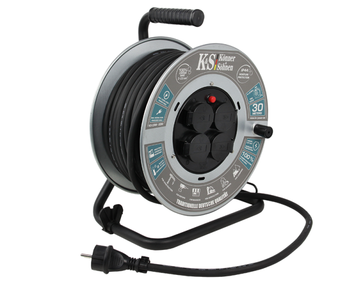 Prelungitor electric pe tambur Konner-Sohnen KS CRM-30M, 30 m