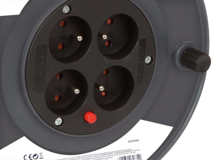 Prelungitor electric pe tambur Perel LECR25N3, 25 m [2]