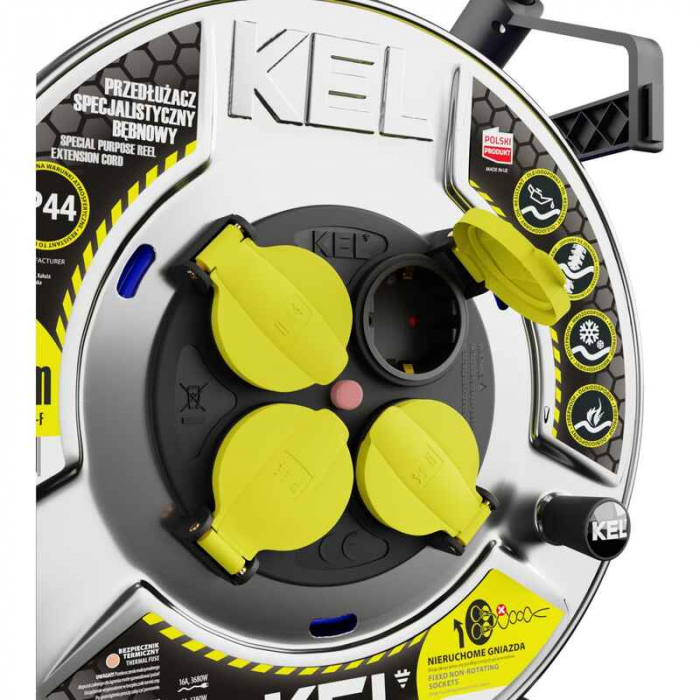 Prelungitor profesional electric pe tambur H07BQ-F KEL 99455, 30 m [9]