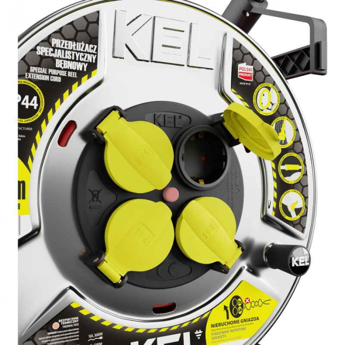 Prelungitor profesional electric pe tambur H07BQ-F KEL 99471, 50 m [9]