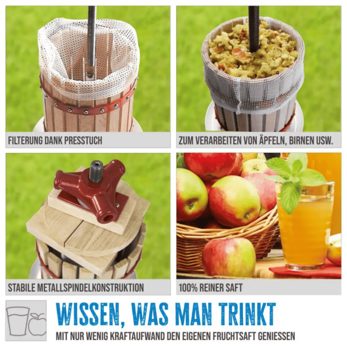 Teasc / presa manuala de struguri si fructe OP 12 Gude 30003, 12 litri [10]