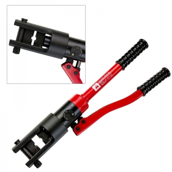 Presa hidraulica manuala pentru sertizare cabluri cu insertii de ondulare Dema 18537, 10-300 mm, 10.2 Tone [3]