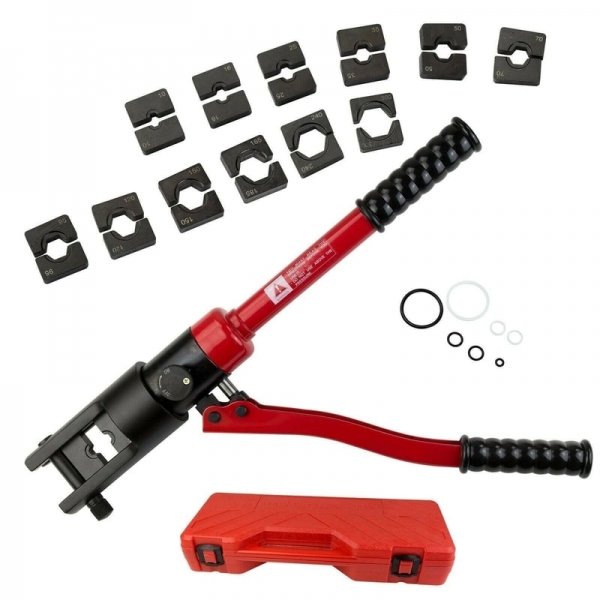 Presa hidraulica manuala pentru sertizare cabluri cu insertii de ondulare Dema 18537, 10-300 mm, 10.2 Tone [2]