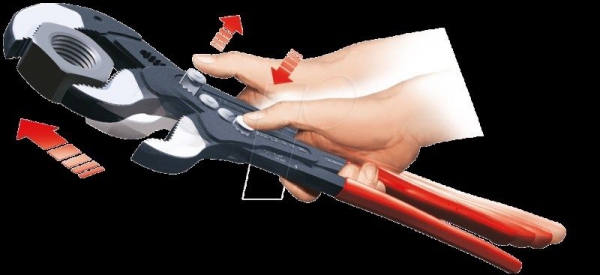 Cleste profesional pentru instalator Cobra Knipex 87 01 300, 300 mm [8]