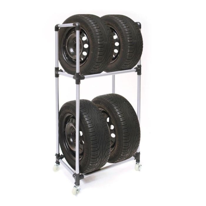 Raft mobil pentru depozitare anvelope Dema  20441, 4 anvelope