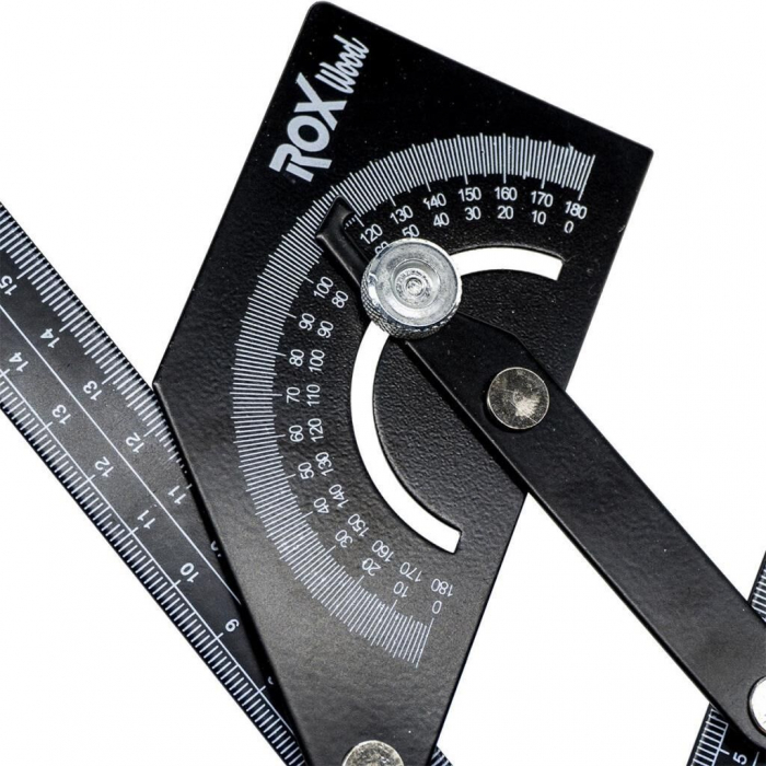 Raportor multifunctional ROX Wood 153ROX0102, 500 mm [3]