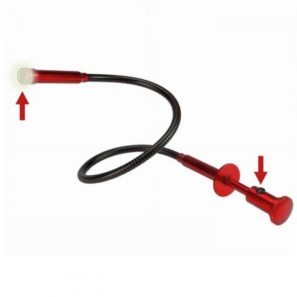 Recuperator suruburi flexibil cu varf magnetic, gheare si LED Toolland HPUT6, 620 mm [2]