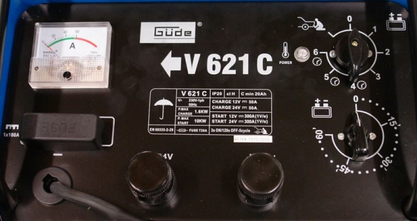 Redresor auto V 621 C Gude 85075, 12-24 V, 70 A [2]