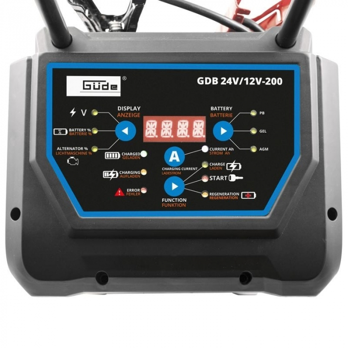 Redresor auto digital GDB Gude 85128, 12-24 V, 40 A [4]