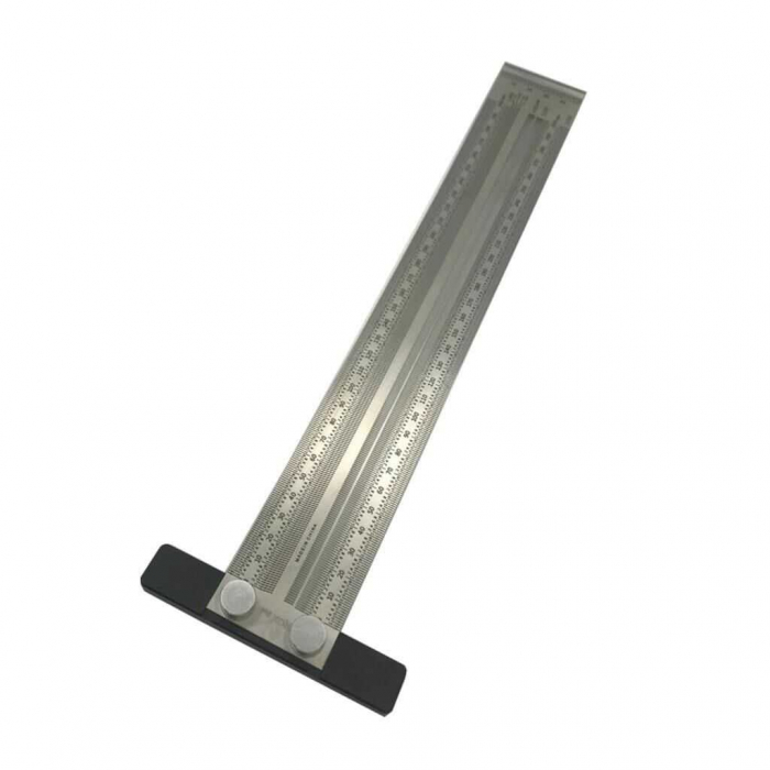 Rigla de marcare in T din aluminiu ROX Wood 153ROX0090, 300 mm