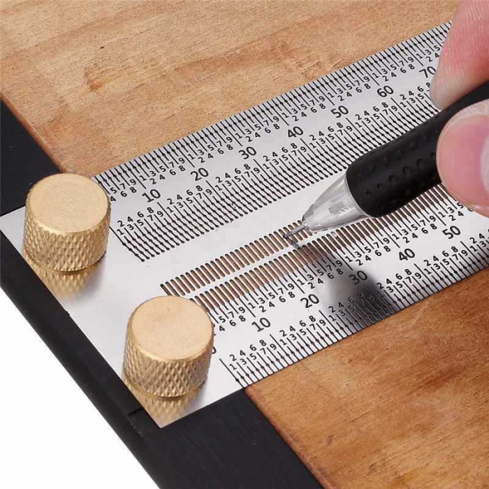 Rigla de marcare in T din aluminiu ROX Wood 153ROX0090, 300 mm [4]