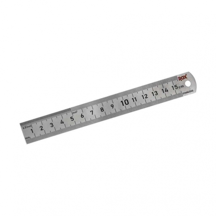 Rigla dubla din otel ROX Wood 153ROX0198, 150 mm
