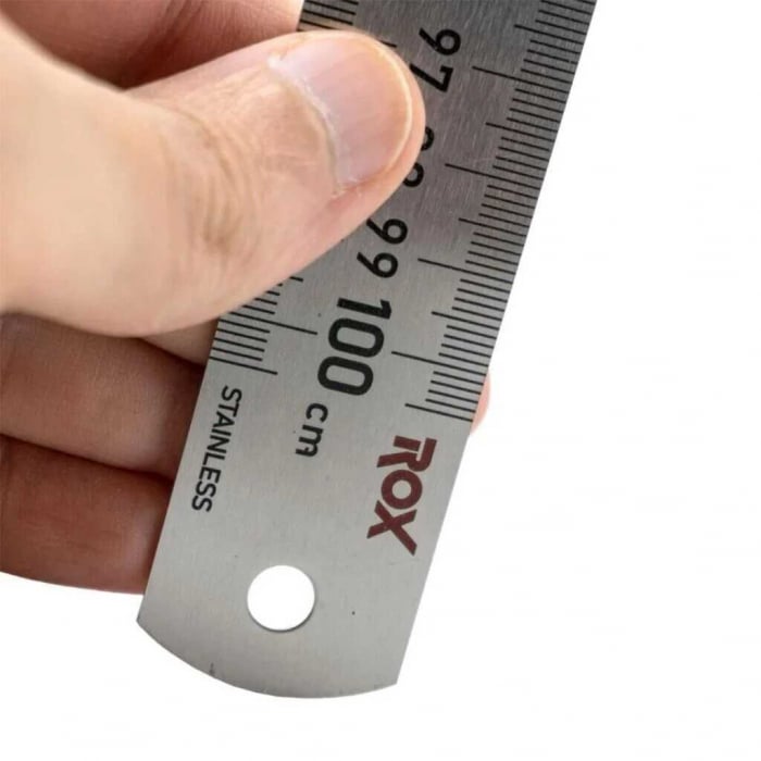 Rigla dubla din otel ROX Wood 153ROX0201, 1000 mm [4]