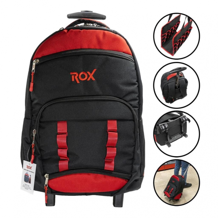 Rucsac pentru scule cu functie de troller ROX Wood 153ROX0154, 24 Kg [2]