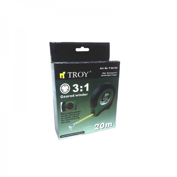 Ruleta de teren Troy 23132, 20 m x 13 mm [2]