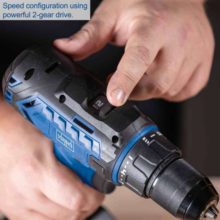 Masina de gaurit si insurubat fara acumulator C-DD45-X Scheppach 5909238900, 20 V, 1500 rpm [7]