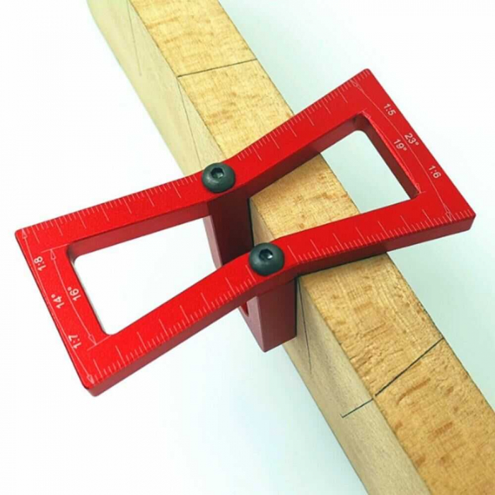 Sablon din aluminiu pentru tamplarie cu coada de randunica ROX Wood [5]