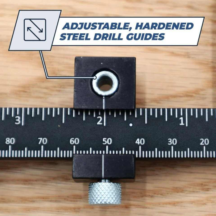 Sablon montare manere si butoni Kreg KHI-XLPULL, 41-310 mm [9]