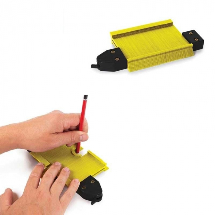 Sablon multifunctional pentru decupaj, masurare si contur Toolland CG05, 125 mm [3]