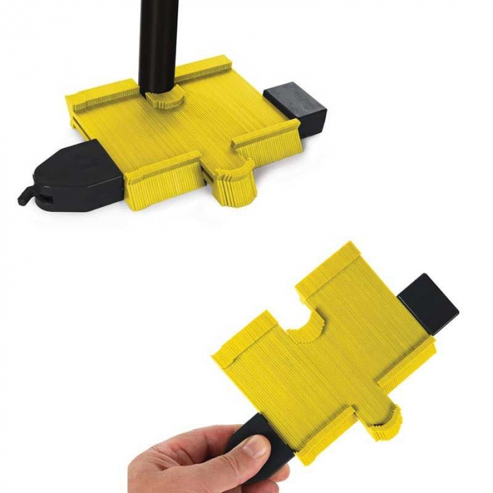 Sablon multifunctional pentru decupaj, masurare si contur Toolland CG05, 125 mm [4]