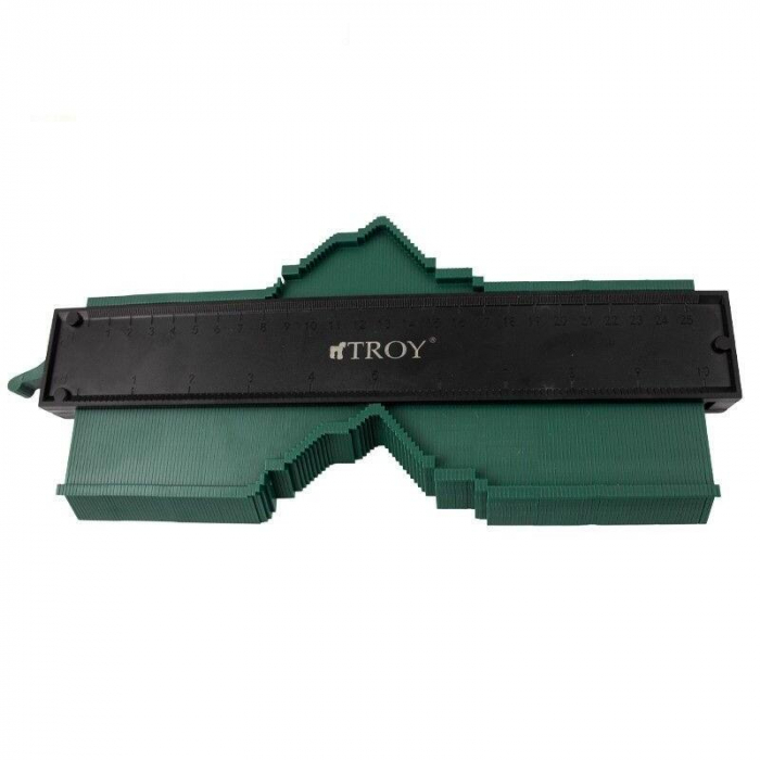 Sablon multifunctional pentru decupaj, masurare si contur Troy 25902, 250 mm [2]