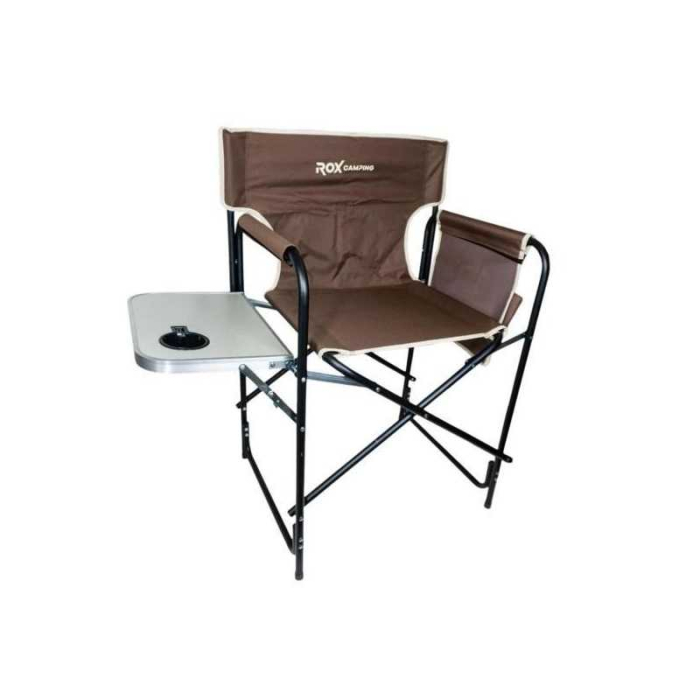Scaun pliabil pentru camping cu masuta laterala ROX Wood 153CAMP0318 [4]