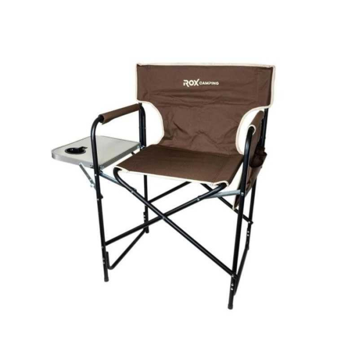 Scaun pliabil pentru camping cu masuta laterala ROX Wood 153CAMP0318 [3]