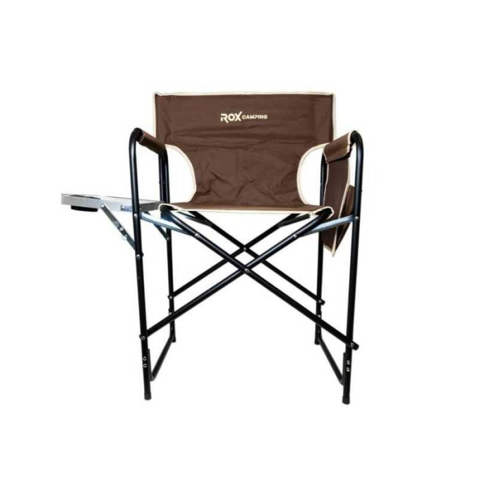 Scaun pliabil pentru camping cu masuta laterala ROX Wood 153CAMP0318 [2]