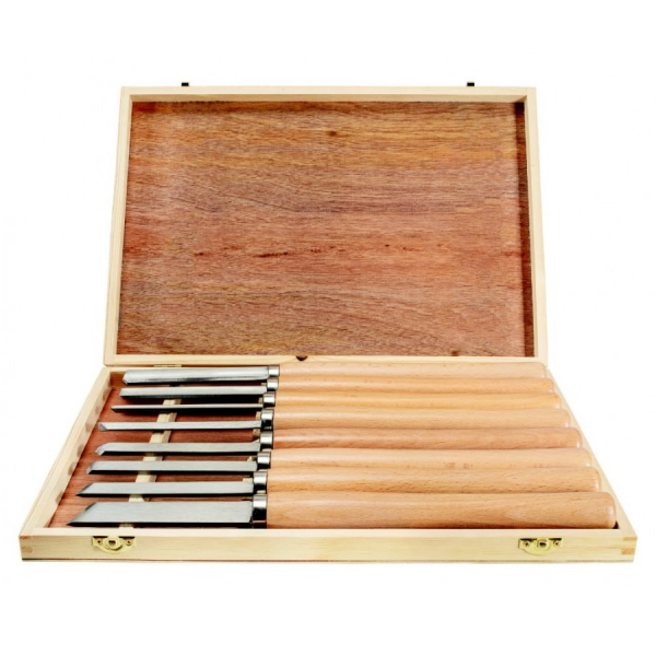 Set de dalti pentru lemn Scheppach 7902301601, 12-25 mm, 8 piese 12-25 imagine noua