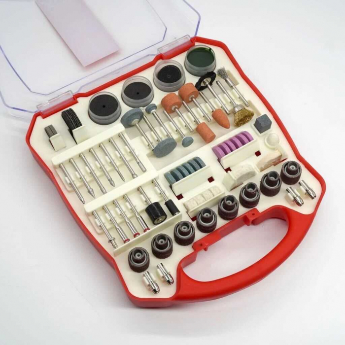 Set accesorii pentru masina de gaurit si frezat ROX Wood 153ROX0075, 189 piese [3]