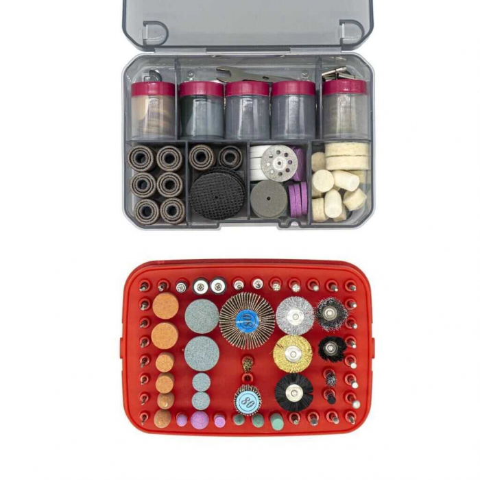 Set accesorii pentru masina de gaurit si frezat ROX Wood 153ROX0097, 316 piese [3]