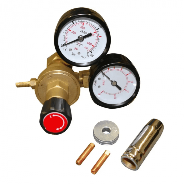 Set aparat de sudura + accesorii MIG SET 192K Gude 72060, 25-160 A, 4.5-13.3 kVA, 230-400 V, 8 piese [2]