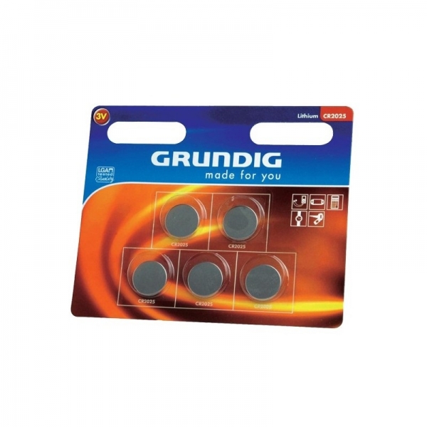 Set baterii Grundig G8711252345611, 5 bucati, 3V, 150mAh imagine 2021 casaidea.ro