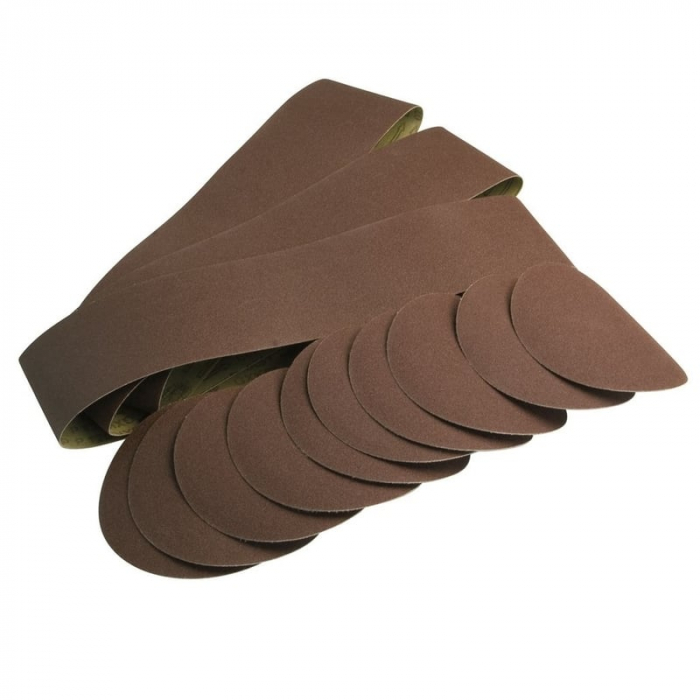 Set benzi si discuri abrazive Scheppach 7903302601, 12 piese [3]