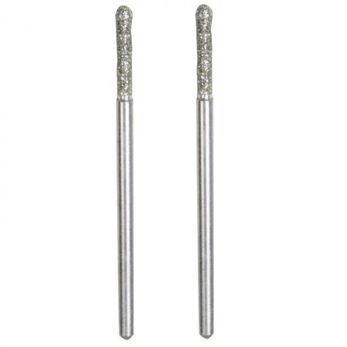 Set biaxuri diamantate cu varf sferic Micromot Proxxon 28232, Ø2.2 mm, 2 bucati [2]