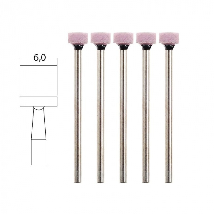 Set biaxuri din corindon in forma de disc Micromot Proxxon 28776, Ø6 mm, 5 bucati [3]