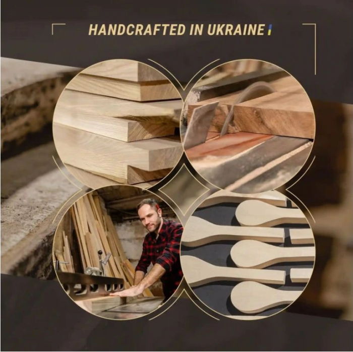 Set blocuri din lemn pentru modelat lingurite Beavercraft BB3, 4 piese [3]