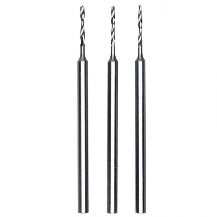 Set burghie HSS pentru metal, plastic si lemn Proxxon 28852, Ø0.8 mm, 3 bucati [3]