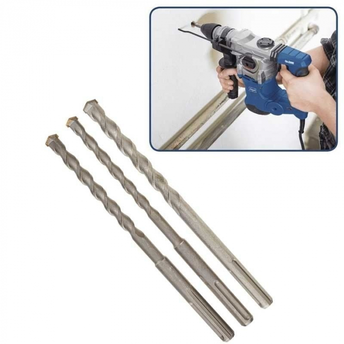 Set burghie SDS Max Scheppach 7907900002, Ø16-20 mm, 320 mm, 3 piese [2]