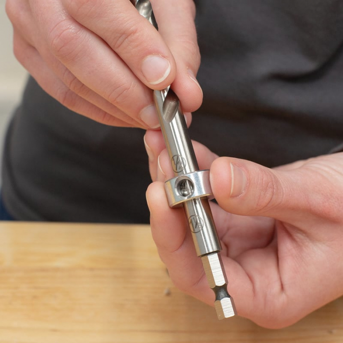 Set burghiu, inel si cheie imbus pentru gaurire la unghi in lemn Kreg KPHA540, 3 piese [5]